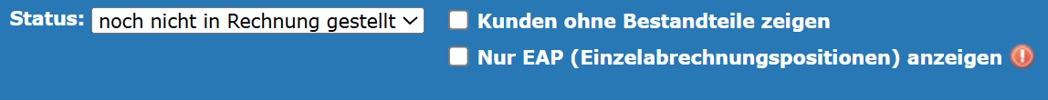 3. Filtermöglichkeiten