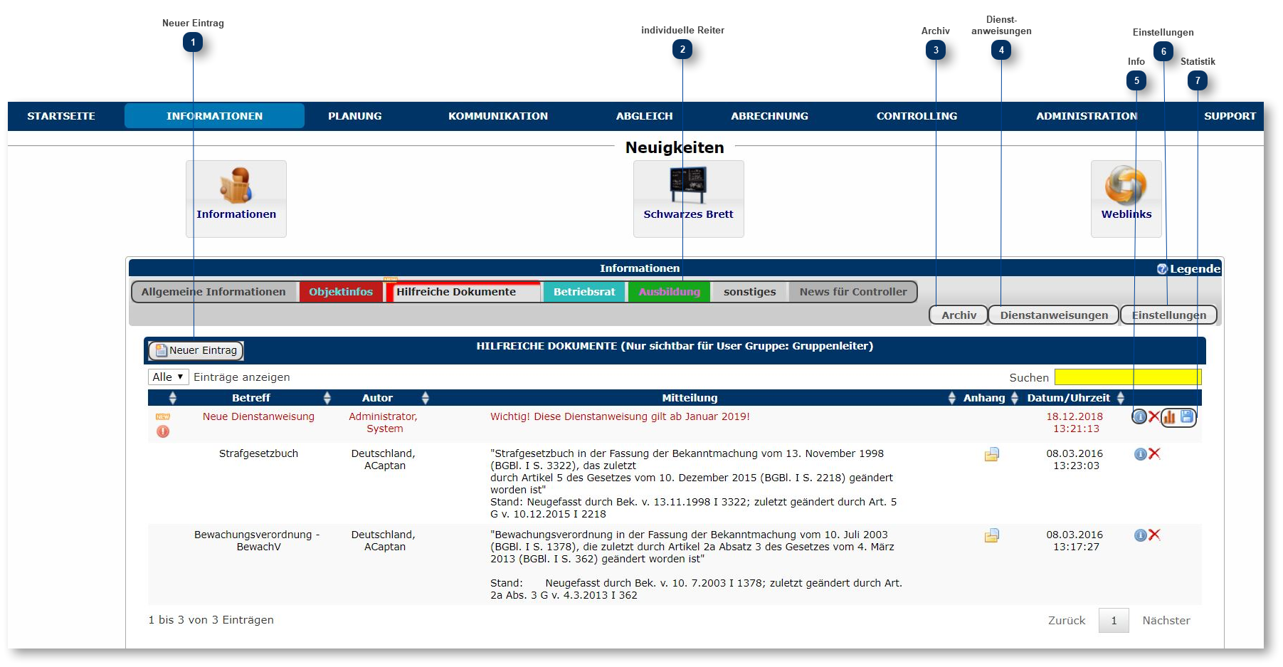 4.1. Informationen